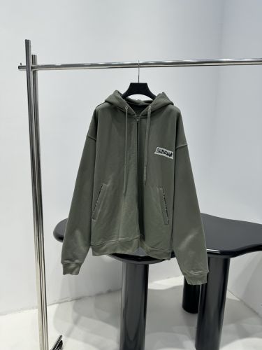 テープロゴ オーバーサイズ ジップアップパーカー バレンシアガ パーカー コピー