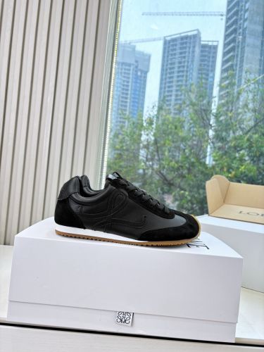 カジュアル 人気 バレエランナー 2.0 スニーカー ロエベ スーパーコピー ブラック