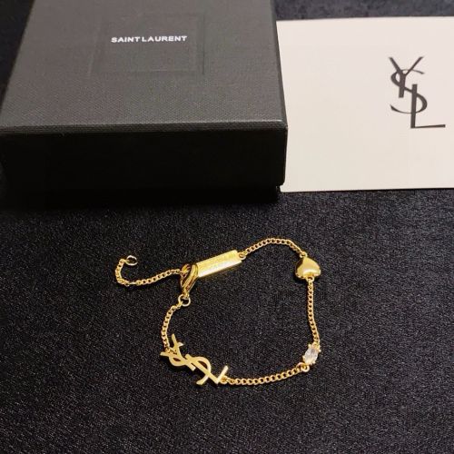 洗練された YSLロゴ ハート イヴ・サンローラン ブレスレット 偽物