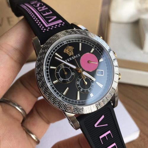 ヴェルサーチ 腕時計 偽物 メドゥーサ グレカ タイムピース ウォッチ 40mm