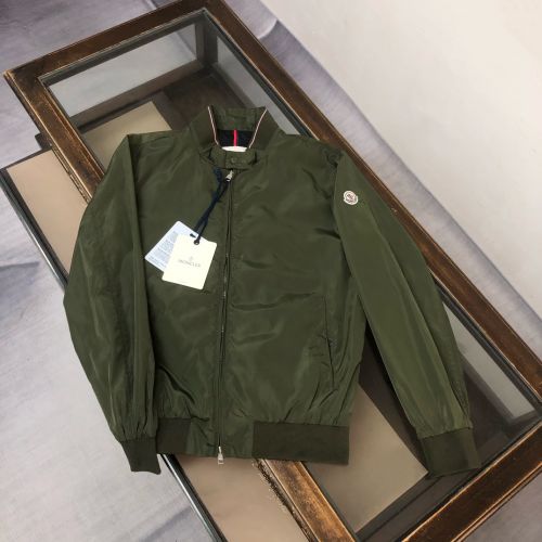 シンプル おしゃれ 合わせやすい ブルゾン モンクレール ジャケット 偽物 グリーン