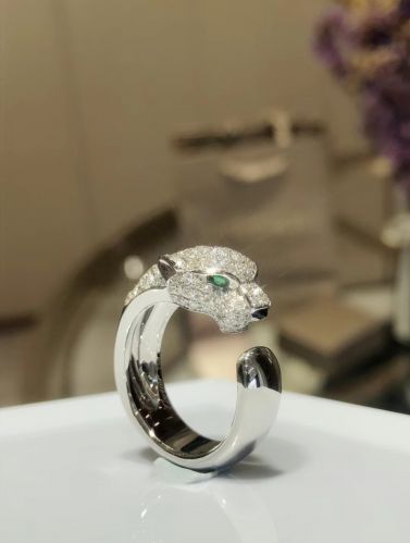 注目される 人気 パンテール ドゥ カルティエ リング 偽物 指輪 オープンリング