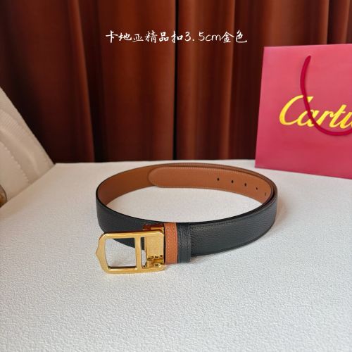 カルティエ ベルト スーパーコピー シンプル 上品 バックル リバーシブル 