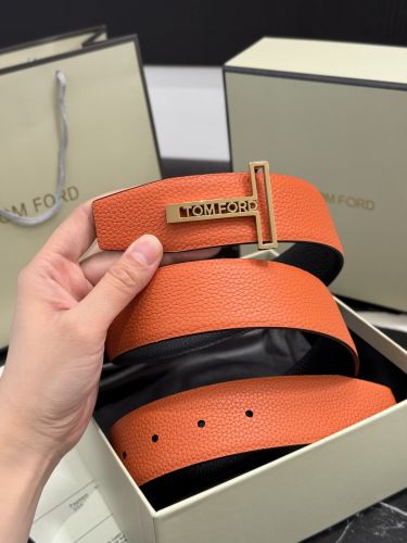トムフォード ベルト 偽物 合わせやすい シンプル 洗練された ロゴバックル リバーシブル 