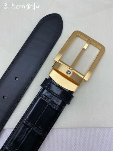 モンブラン ベルト 偽物 シンプル ビジネス 洗練された レザーベルト