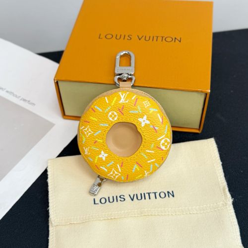 ルイ・ヴィトン キーホルダー 偽物 バッグチャーム･LV ドーナッツ イエロー