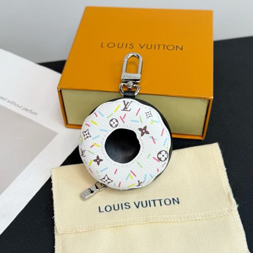 バッグチャーム･LV ドーナッツ ルイ・ヴィトン キーホルダー 偽物 ホワイト