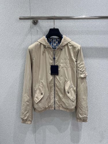 おしゃれ リバーシブル フーデッドブルゾン ルイ・ヴィトン ジャケット 偽物
