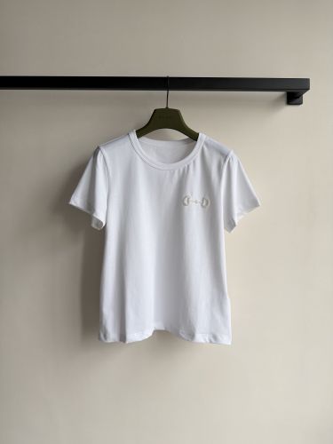 シンプル ホースビット 半袖Tシャツ グッチ Tシャツ コピー コットン ホワイト
