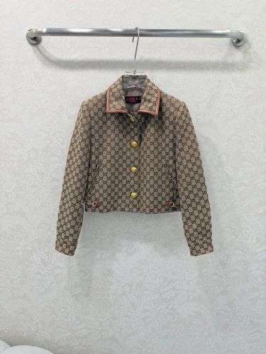 GGパターン クロップド ジャケット グッチ ジャケット コピー ブルゾン
