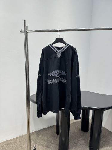 Vネック オーバーサイズ ロングTシャツ バレンシアガ Tシャツ コピー ブラック