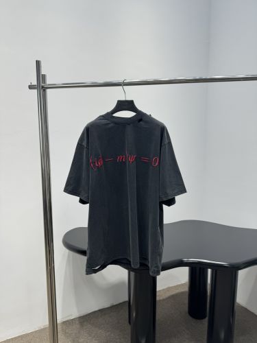 刺繍入り オーバーサイズ 半袖Tシャツ バレンシアガ Tシャツ コピー ユニセックス