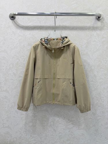 軽量 カジュアル フーデッドジャケット バーバリー ジャケット コピー カーキ