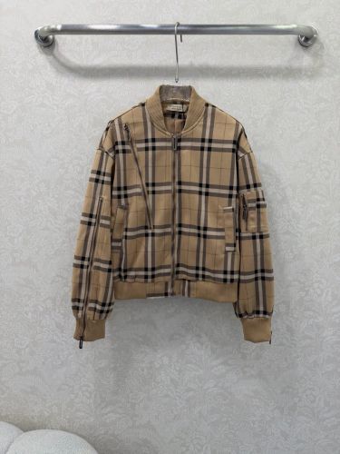 チェック柄 ボンバージャケット バーバリー ジャケット コピー ブルゾン
