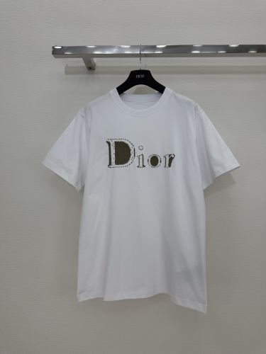 ユニセックス Dior Reverse Tシャツ クリスチャン・ディオール 半袖tシャツ 偽物 ホワイト