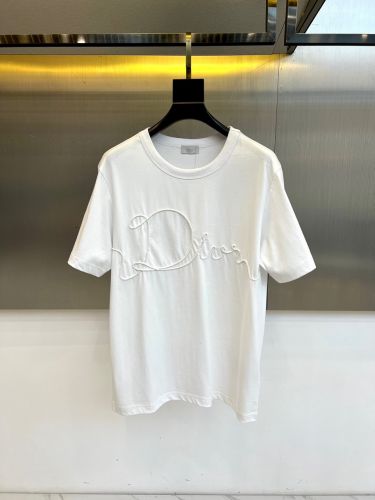 シンプル ロゴ 半袖Tシャツ クリスチャン・ディオール Tシャツ 偽物 ホワイト