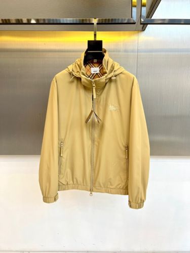 シンプル カジュアル バーバリー ジャケット 偽物 フーデッドジャケット