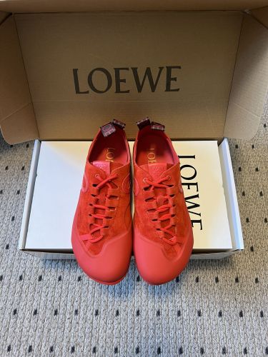 新作★お洒落 カジュアル LOEWE ロエベ グリップ スニーカー コピー レッド