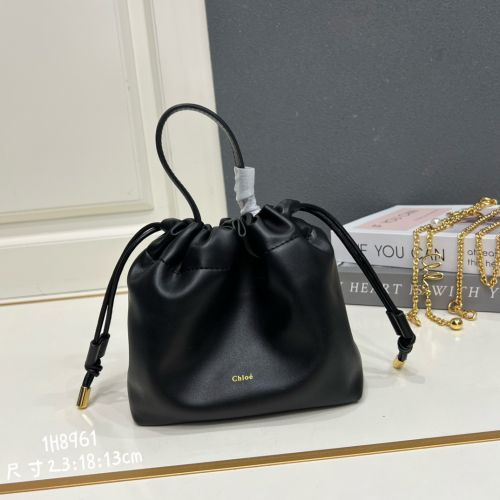 クロエ バッグ コピー チェーン付き CHLOÉ ICONSショルダーバッグ ブラック