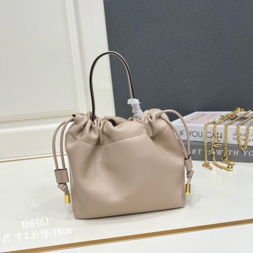 チェーン付き CHLOÉ ICONSショルダーバッグ クロエ バッグ コピー ベージュ