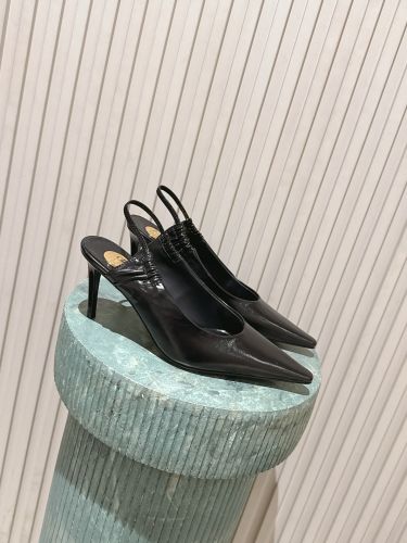 YSL アン＝マリー スリングバックパンプス イヴ・サンローラン パンプス コピー ブラック