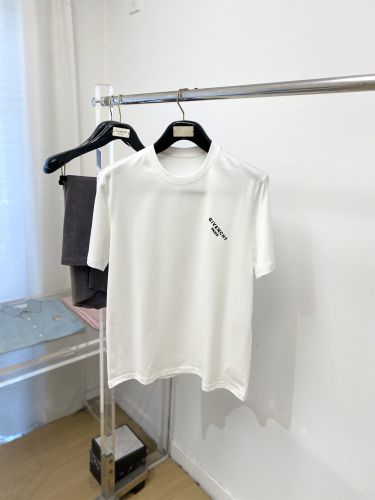 カジュアル 洗練された ロゴ刺繍 半袖Tシャツ ジバンシィ Tシャツ 偽物 ホワイト