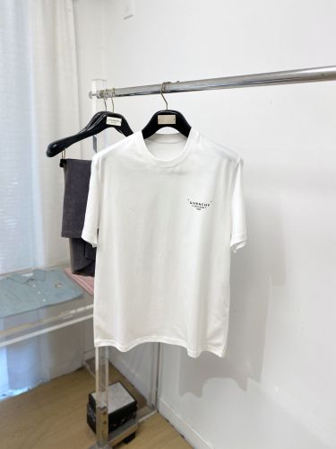 シンプル 合わせやすい ロゴ 半袖Tシャツ ジバンシィ Tシャツ 偽物 ホワイト