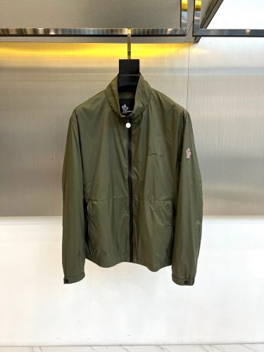 軽量 カジュアル スタンドカラー ブルゾン モンクレール ジャケット 偽物 グリーン