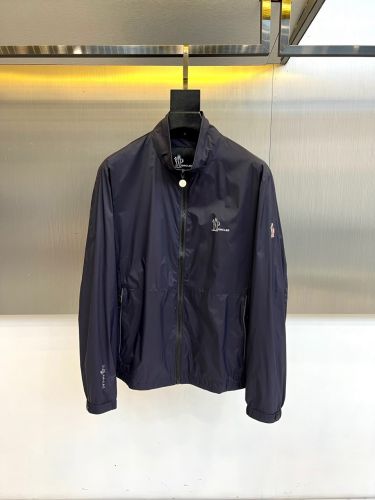 軽量 カジュアル スタンドカラー ブルゾン モンクレール ジャケット 偽物 ネイビー