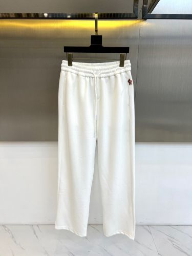 定番 カジュアル コットン スウェットパンツ モンクレール パンツ 偽物 ホワイト