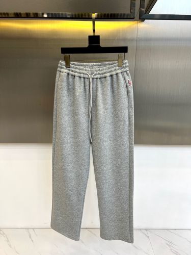 モンクレール パンツ 偽物 定番 カジュアル コットン スウェットパンツ グレー