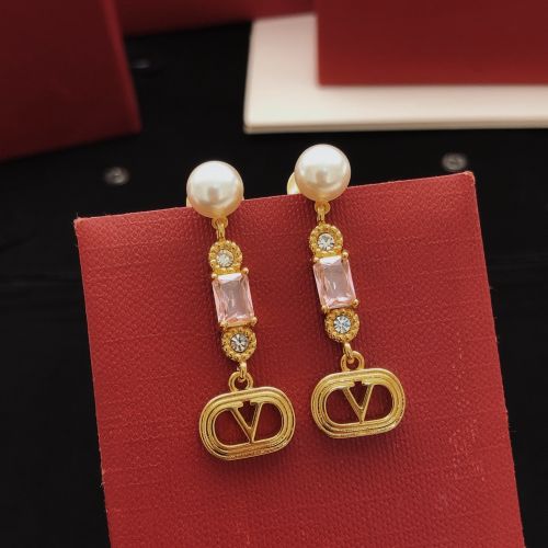 ヴァレンティノ イヤリング コピー パール×Vロゴ ドロップピアス