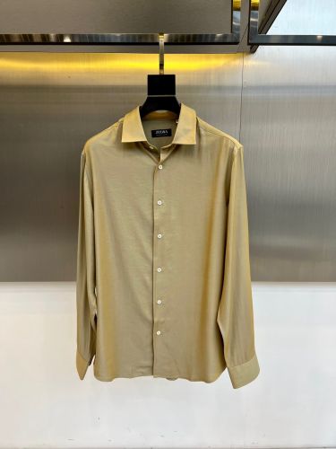 シンプル 上品 合わせやすい 長袖シャツ エルメネジルド・ゼニア シャツ 偽物
