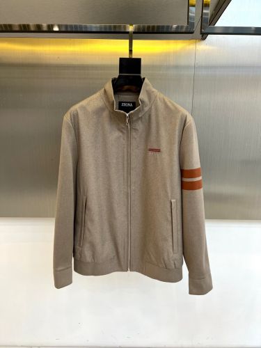 大人カジュアル スタンドカラー ブルゾン エルメネジルド・ゼニア ジャケット 偽物
