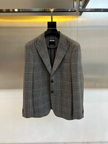 エルメネジルド・ゼニア ジャケット 偽物 クラシック チェック柄 テーラードジャケット 