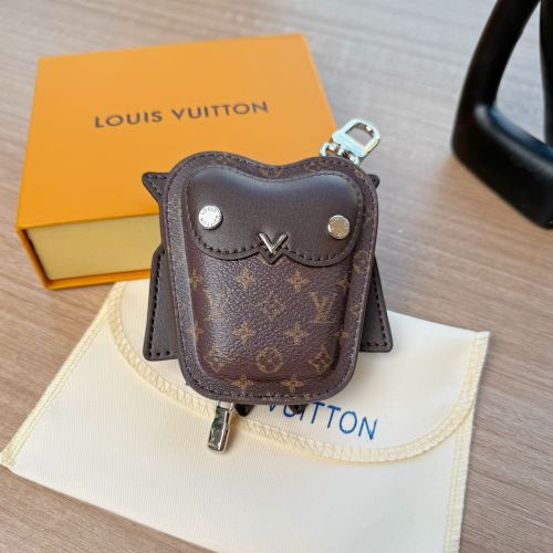 バッグチャーム･LV オウル ルイ・ヴィトン キーホルダー 偽物 ブラウン