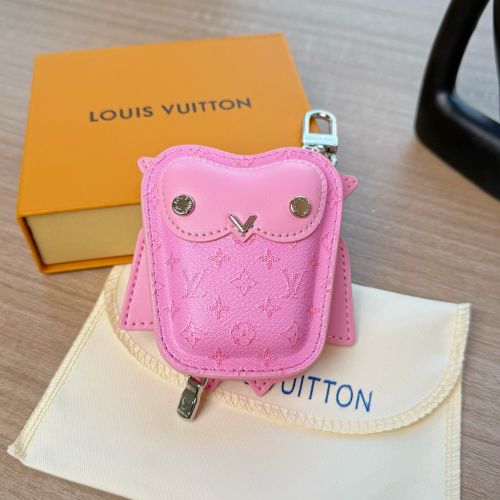 バッグチャーム･LV オウル ルイ・ヴィトン キーホルダー 偽物 ピンク