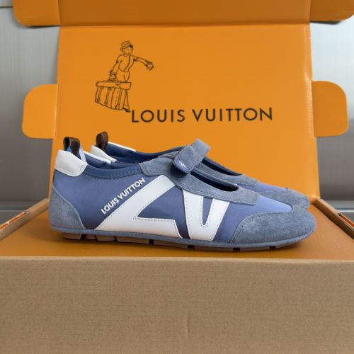 LV スニーカリーナ メリージェーン ルイ・ヴィトン スーパーコピー レディースシューズ ブルー