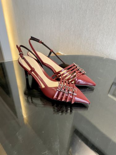 エレガント スリングバックパンプス グッチ パンプス コピー レッド