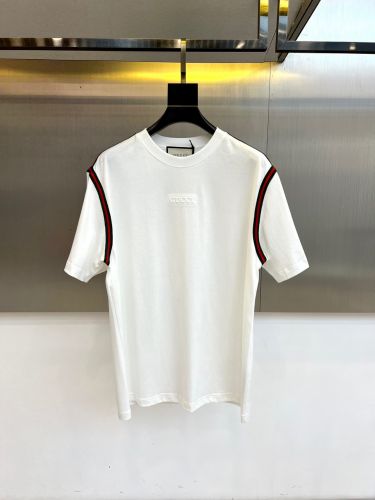 グッチ Tシャツ 偽物 おしゃれ 合わせやすい クルーネック 半袖Tシャツ ホワイト
