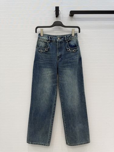 カジュアル ホースビット デニムパンツ グッチ ジーンズ コピー ロングパンツ