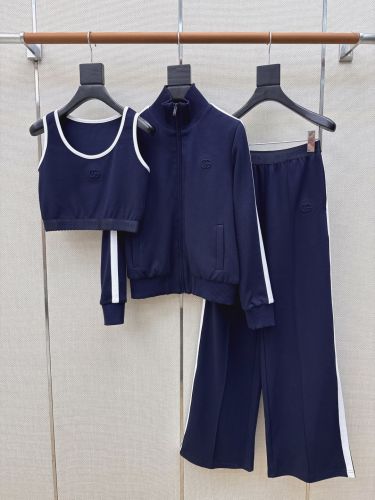 3点セット トラックセットアップ グッチ セットアップ コピー ネイビー