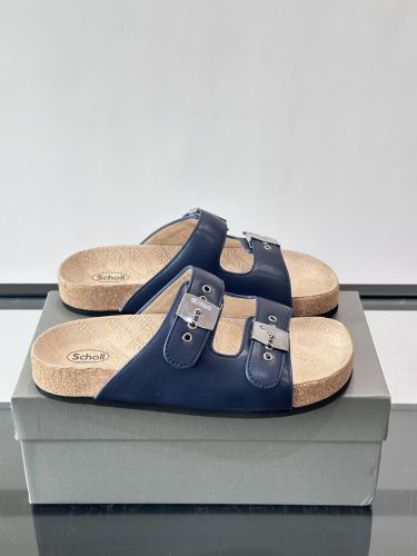 バレンシアガ サンダル コピー BALENCIAGA × Scholl スライドサンダル ブルー