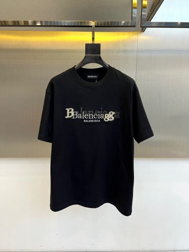 カジュアル ロゴ クルーネック 半袖Tシャツ バレンシアガ Tシャツ 偽物 ブラック
