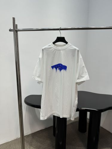 定番 人気 オーバーサイズ 半袖Tシャツ バレンシアガ Tシャツ コピー ホワイト
