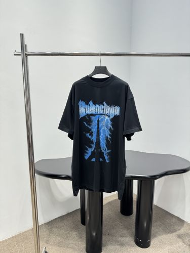 ユニセックス 半袖Tシャツ バレンシアガ Tシャツ コピー オーバーサイズ
