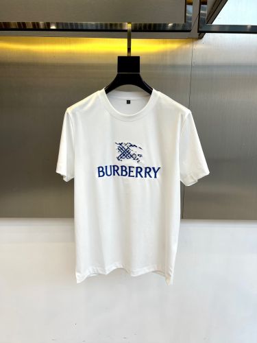 カジュアル ロゴ 半袖Tシャツ バーバリー Tシャツ 偽物 コットン ホワイト