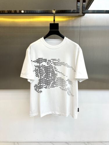 EKD コットン クルーネック 半袖Tシャツ バーバリー Tシャツ 偽物 ホワイト