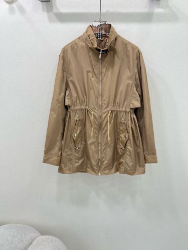 カジュアル 洗練された ブルゾン バーバリー ジャケット 偽物 カーキ