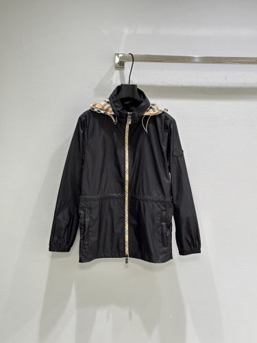 カジュアル ダブルジップ バーバリー ジャケット 偽物 軽量 ブルゾン ブラック